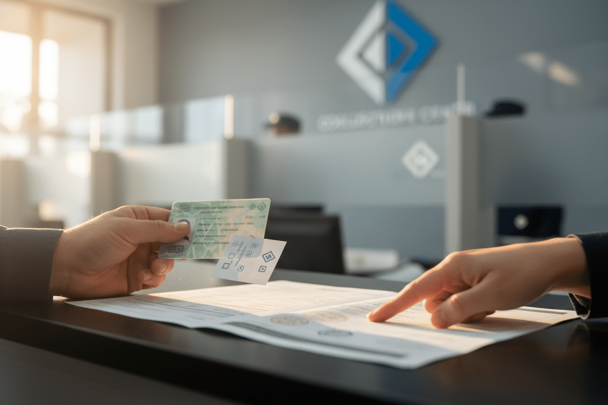 Documents required and collection safety